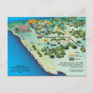 Briefkaart van het Har-Ber Village Natuur Trail 19