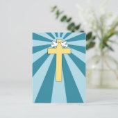 Briefkaart van het Heilige Kruis (Staand voorkant)