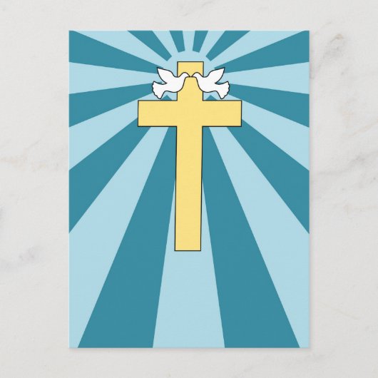 Briefkaart van het Heilige Kruis (Voorkant)