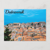 Briefkaart van het historische centrum Dubrovnik (Voorkant)