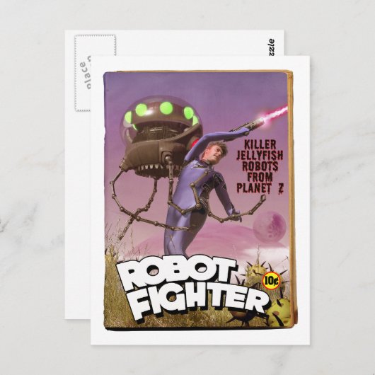 Briefkaart van het Hoesje van de Pulp van de (Voorkant / Achterkant)