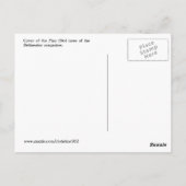 Briefkaart van het Hoesje van het Tijdschrift van (Achterkant)