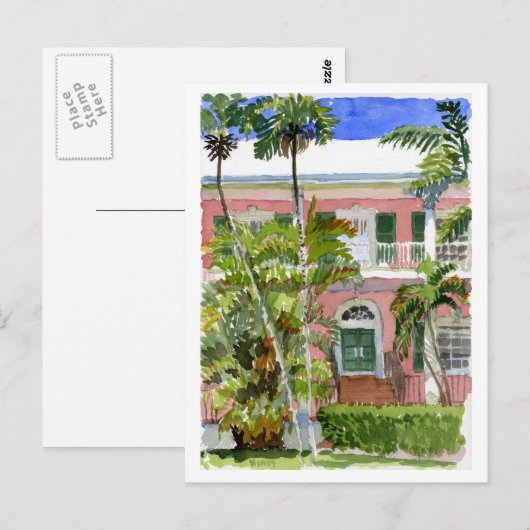 Briefkaart van het Hooggerechtshof (Voorkant / Achterkant)