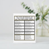 Briefkaart van het Hooggerechtshof Funny Chief Jus (Staand voorkant)