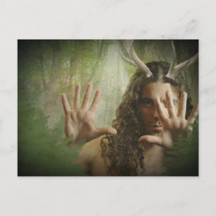 Briefkaart van het Horned God Forest