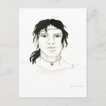 Briefkaart van het Indische Man