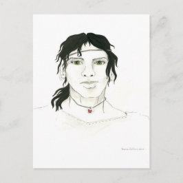 Briefkaart van het Indische Man