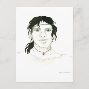 Briefkaart van het Indische Man