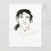 Briefkaart van het Indische Man (Voorkant)