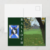 Briefkaart van het kasteel van Balloch (Voorkant / Achterkant)