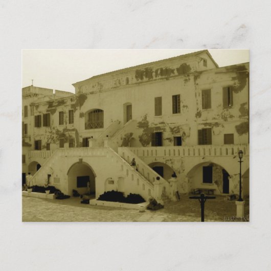 Briefkaart van het kasteel van Kaap (Voorkant)