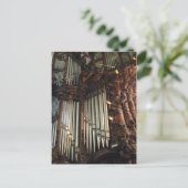 Briefkaart van het kathedraal orgaan Oliwa (Staand voorkant)