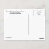 Briefkaart van het klooster Desierto de los Leones (Achterkant)