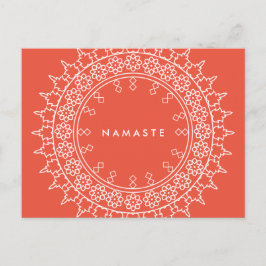 Briefkaart van het Koraal van de Yoga van Mandala