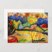 Briefkaart van het landschap Gauguin Tahitian (Voorkant / Achterkant)