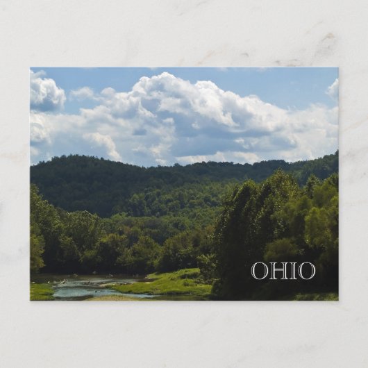 Briefkaart van het landschap OHIO (Voorkant)