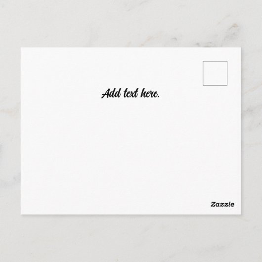 Briefkaart van het landschap Puerto Rico (Achterkant)