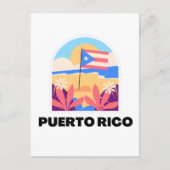 Briefkaart van het landschap Puerto Rico (Voorkant)