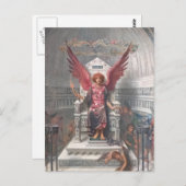 Briefkaart van het liefdespaleis van John Melhuish (Voorkant / Achterkant)