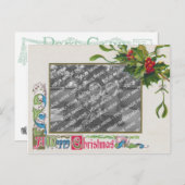 Briefkaart van het Lijst van de Foto van (Voorkant / Achterkant)