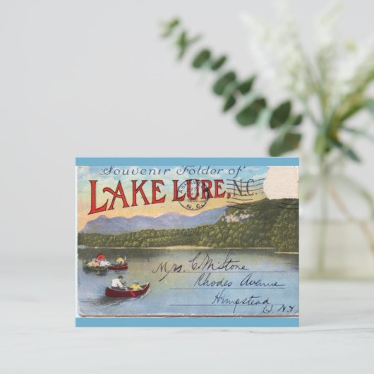 Briefkaart van het Lure Travels van Cecil (Staand voorkant)