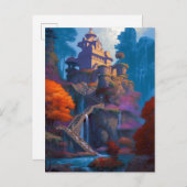 Briefkaart van het Magical Fantasy Castle (Voorkant / Achterkant)