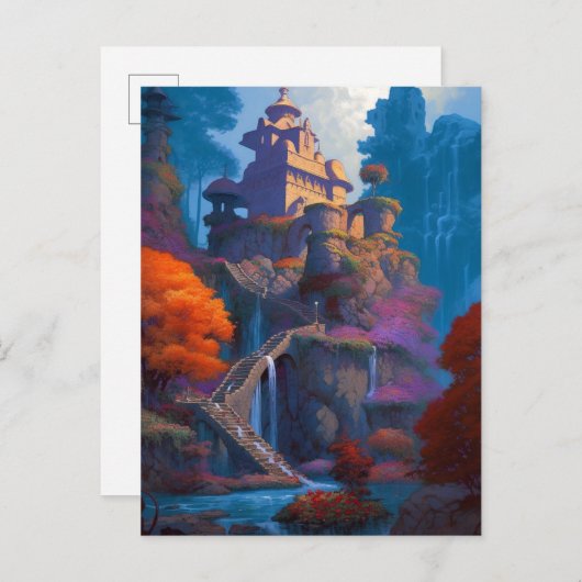 Briefkaart van het Magical Fantasy Castle (Voorkant / Achterkant)