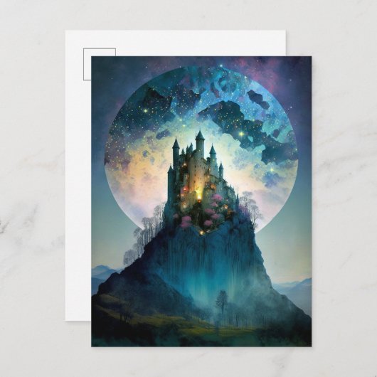 Briefkaart van het Magical Fantasy Castle (Voorkant / Achterkant)