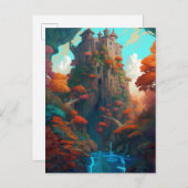 Briefkaart van het Magical Fantasy Castle (Voorkant / Achterkant)