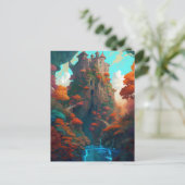 Briefkaart van het Magical Fantasy Castle (Staand voorkant)