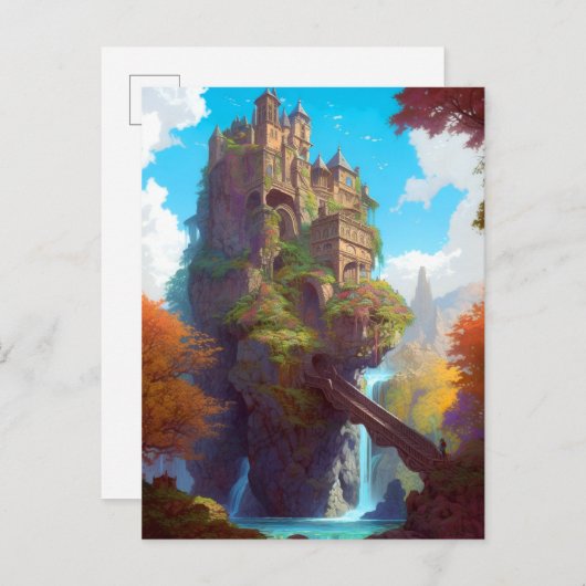 Briefkaart van het Magical Fantasy Castle (Voorkant / Achterkant)