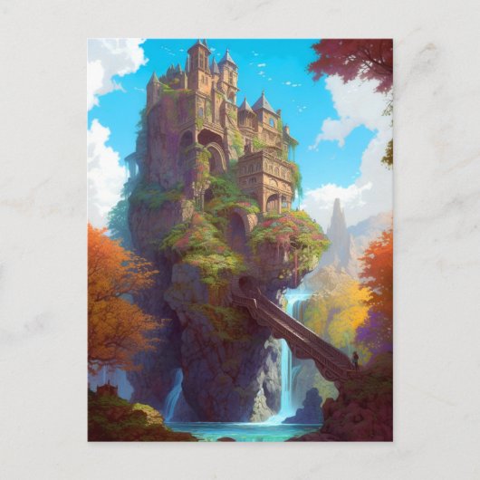 Briefkaart van het Magical Fantasy Castle (Voorkant)