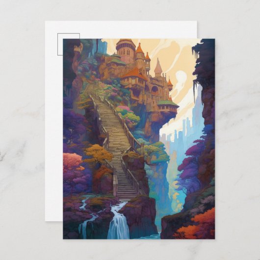 Briefkaart van het Magical Fantasy Castle (Voorkant / Achterkant)