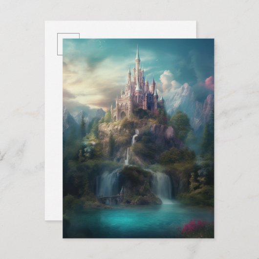 Briefkaart van het Magical Fantasy Castle (Voorkant / Achterkant)