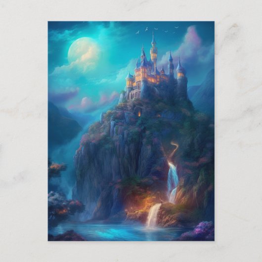 Briefkaart van het Magical Fantasy Castle (Voorkant)