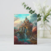 Briefkaart van het Magical Fantasy Castle (Staand voorkant)