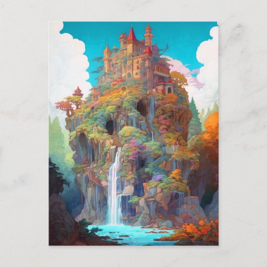 Briefkaart van het Magical Fantasy Castle (Voorkant)