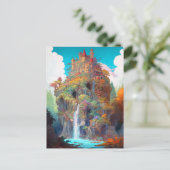 Briefkaart van het Magical Fantasy Castle (Staand voorkant)