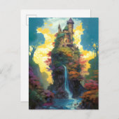 Briefkaart van het Magical Fantasy Castle (Voorkant / Achterkant)