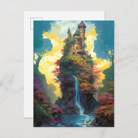 Briefkaart van het Magical Fantasy Castle (Voorkant / Achterkant)