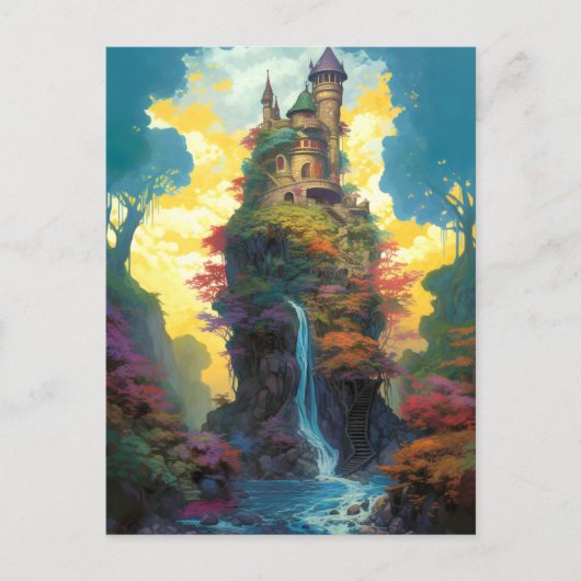 Briefkaart van het Magical Fantasy Castle (Voorkant)
