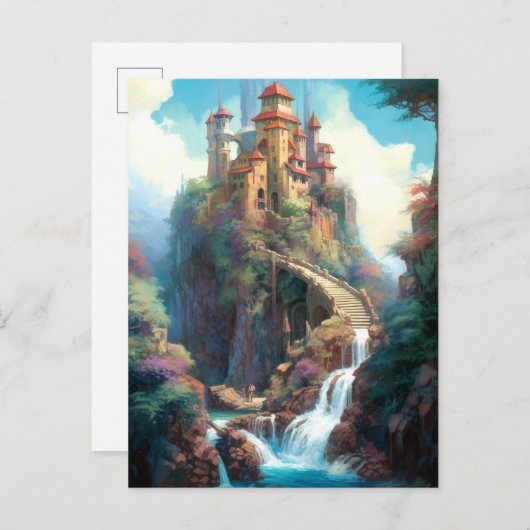 Briefkaart van het Magical Fantasy Castle (Voorkant / Achterkant)