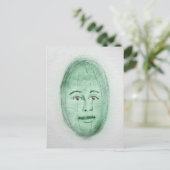 Briefkaart van het Man van Watermeloenen - Rijk gr (Staand voorkant)