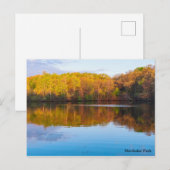 briefkaart van het marthaler park en het bos (Voorkant / Achterkant)