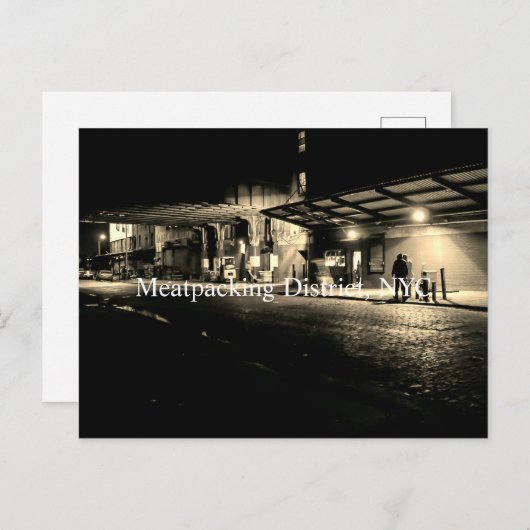 Briefkaart van het Meatpakstation (Voorkant / Achterkant)