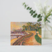 Briefkaart van het meer (Staand voorkant)