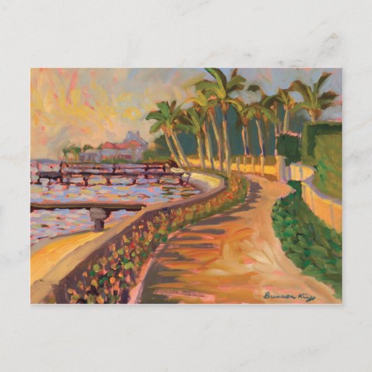 Briefkaart van het meer (Voorkant)