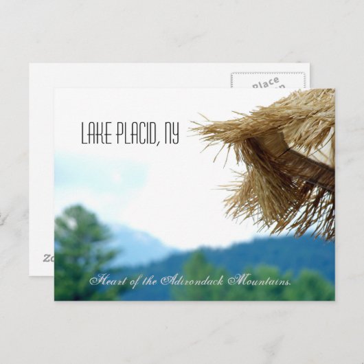 Briefkaart van het meer (Voorkant / Achterkant)