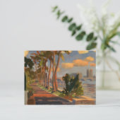 Briefkaart van het meer (Staand voorkant)