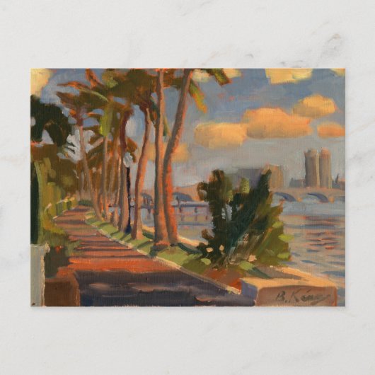 Briefkaart van het meer (Voorkant)